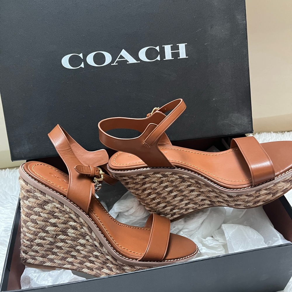 Coach wedge, size 9